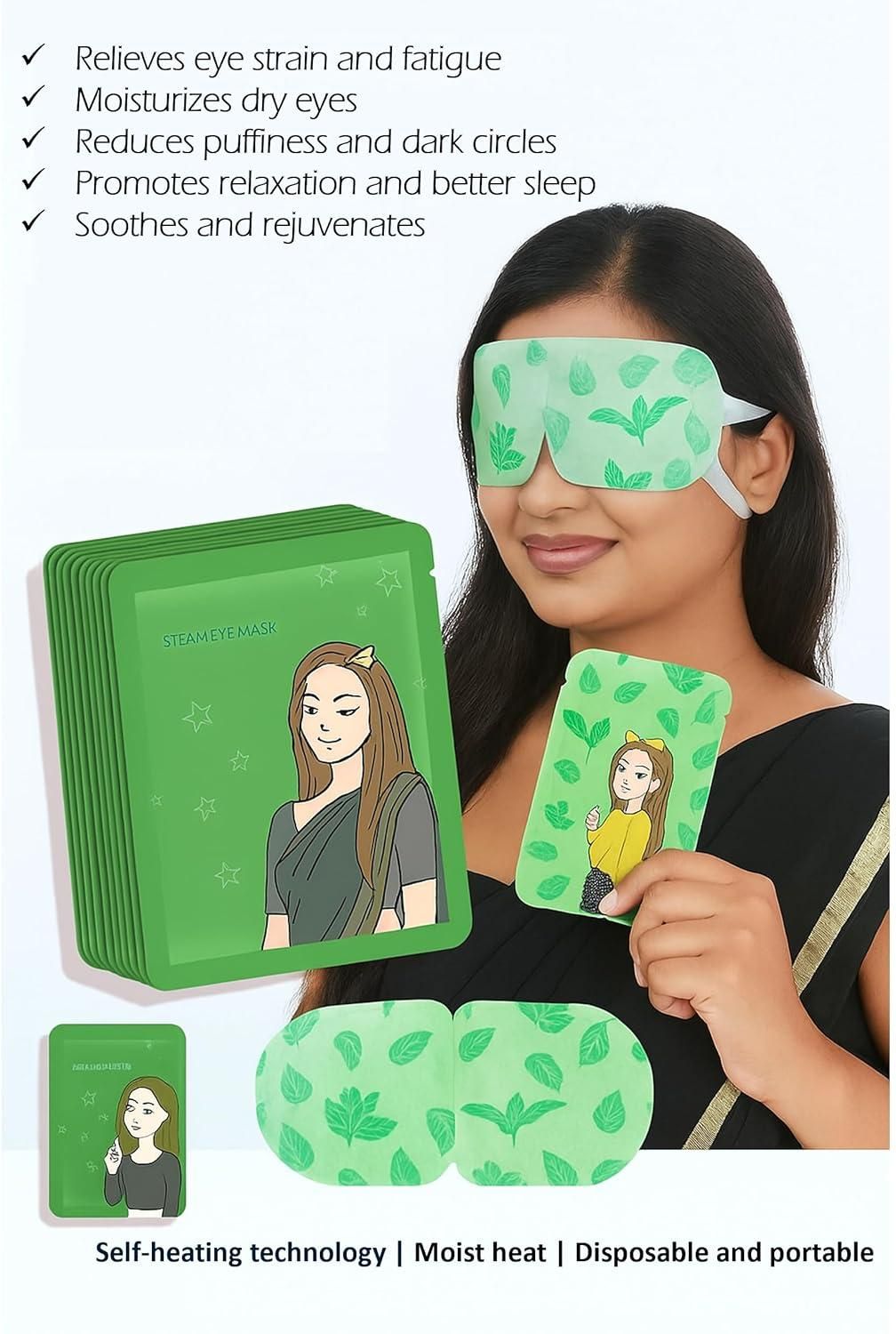 Steam Eye Mask Pack of 2