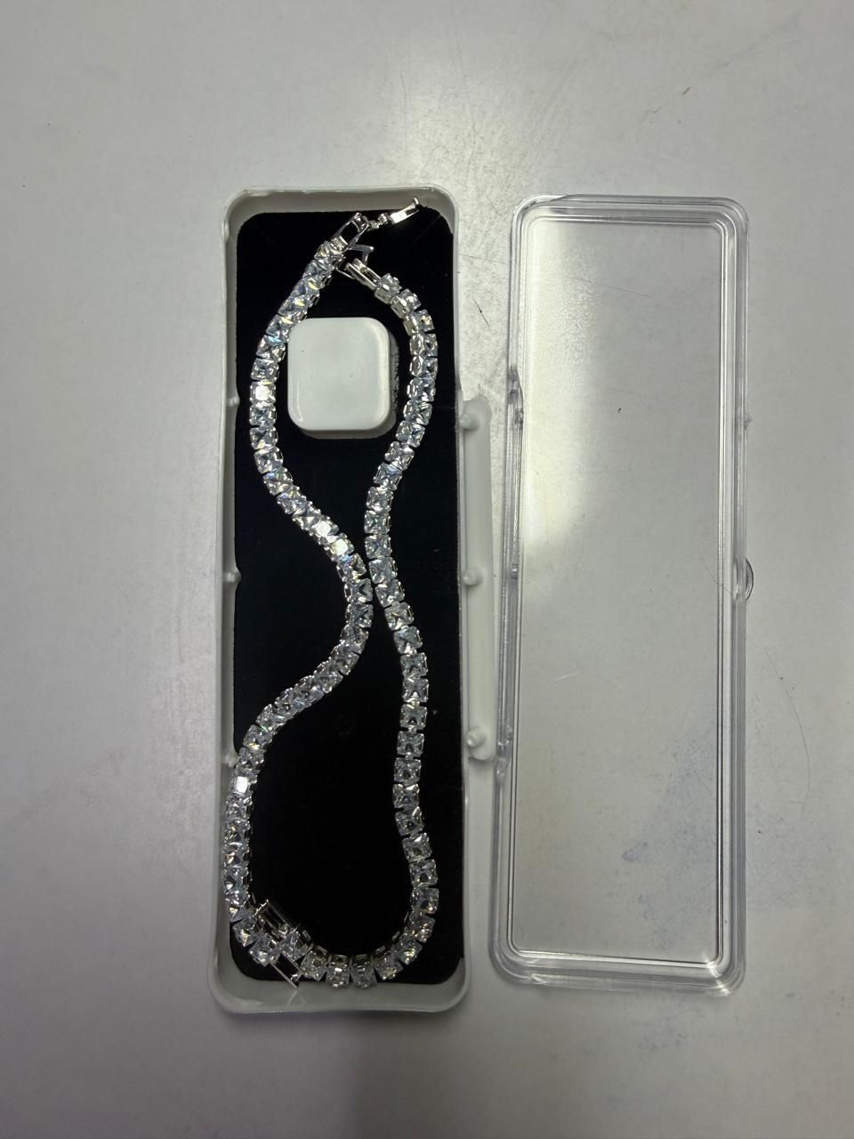 Emerald Diamond Tennis Bracelet Pack of 2